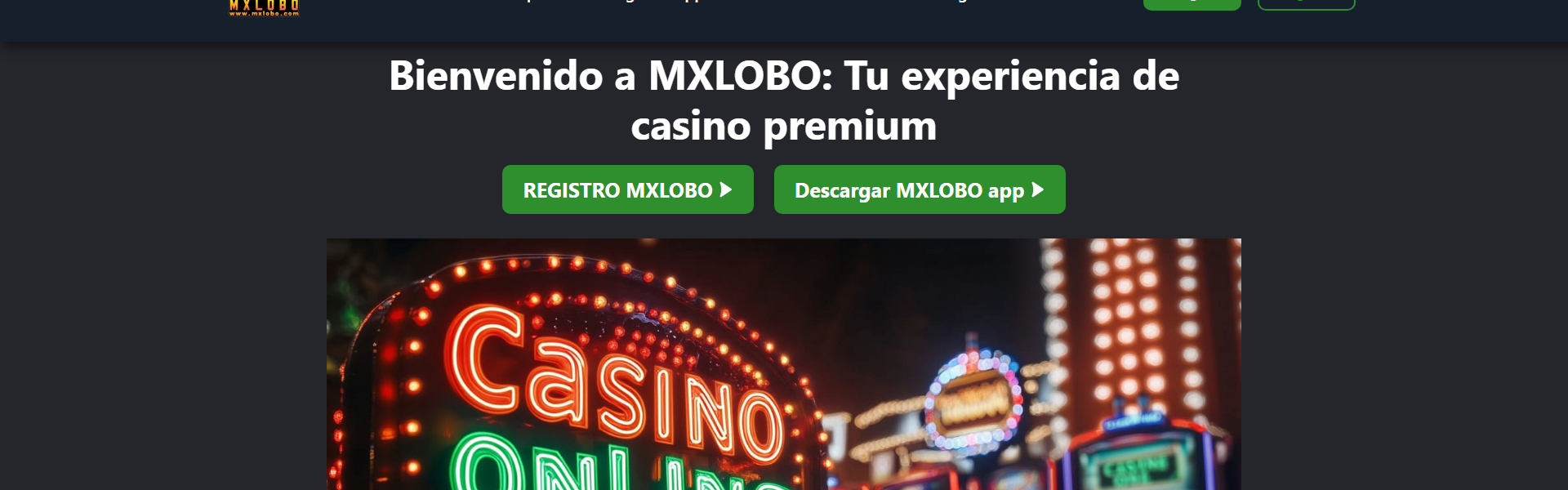 Bono de Bienvenida Mxlobo